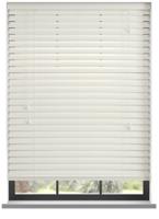 PVC jaloezie met koord - Parelwit Glad PVC jaloezie met koord - Parelwit Glad