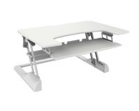 Neomounts ns-ws100white sit/stand workplace 1 monitor, 15 kg, height adjust: 130 - 500 Neomounts ns-ws100white sit/stand workplace 1 monitor, 15 kg, height adjust: 130 - 500