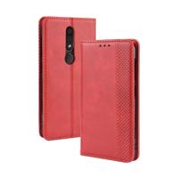 Magnetische gesp retro Crazy Horse textuur horizontale Flip lederen case voor Nokia 4 2 met houder & card slots & Photo Frame (rood)