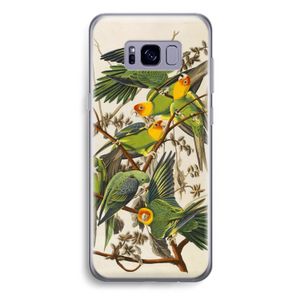 Carolinaparkiet: Samsung Galaxy S8 Plus Transparant Hoesje