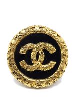 CHANEL Pre-Owned broche à médaillon (1993) - Or - thumbnail