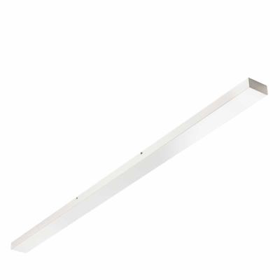 Rectangular ceiling base 160x8x3,5cm White 5Holes - incl. cable clamp and Wago kit