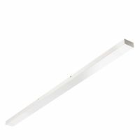 Rectangular ceiling base 160x8x3,5cm White 5Holes - incl. cable clamp and Wago kit