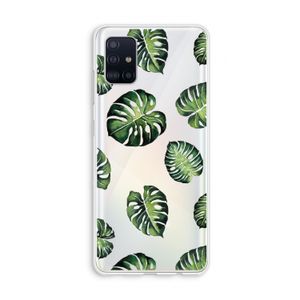 Tropische bladeren: Galaxy A51 4G Transparant Hoesje