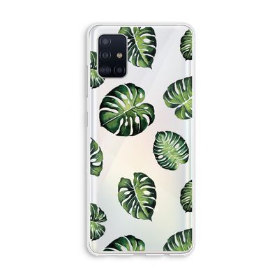 Tropische bladeren: Galaxy A51 4G Transparant Hoesje