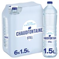 Chaudfontaine Still water, fles van 1,5 l, pak van 6 stuks Chaudfontaine Still water, fles van 1,5 l, pak van 6 stuks