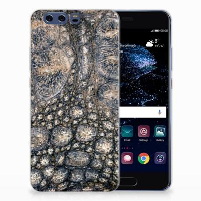 Huawei P10 Plus | TPU Hoesje | Krokodillenprint