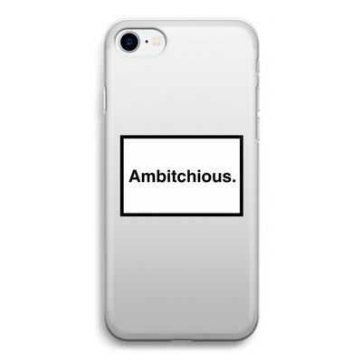 Ambitchious: iPhone SE 2020 Transparant Hoesje