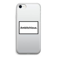Ambitchious: iPhone SE 2020 Transparant Hoesje