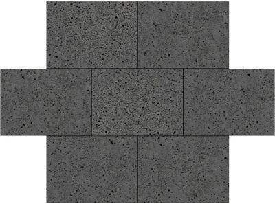 Tegel Antraciet oud hollands 40 x 60 x 7 cm - Gardenlux