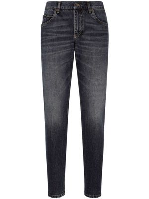 Dolce & Gabbana jean à coupe droite - Bleu