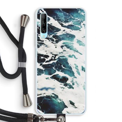 Golven: Huawei P Smart Pro Transparant Hoesje met koord