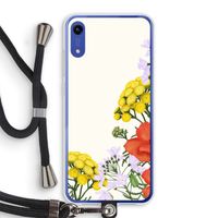 Wilde bloemen: Honor Play 8A Transparant Hoesje met koord