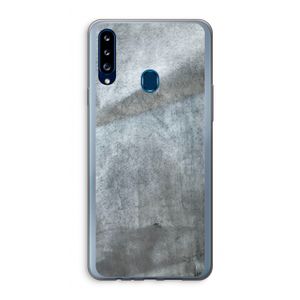 Grey Stone: Samsung Galaxy A20s Transparant Hoesje