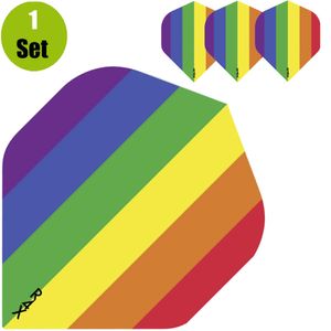 Ruthless Pride Flag Dartflights - Regenboog