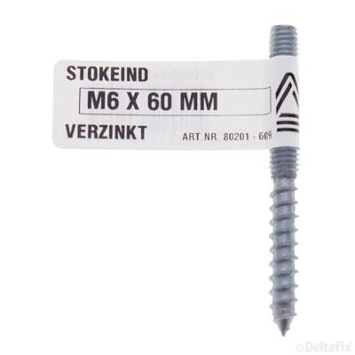 Stokeind m6x60 p/s - Deltafix