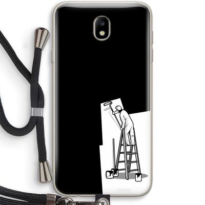 Musketon Painter: Samsung Galaxy J7 (2017) Transparant Hoesje met koord