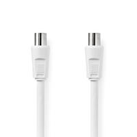 Nedis Coaxkabel | IEC (Coax) Male | IEC (Coax) Female | Vernikkeld | 90 dB | 75 Ohm | Dubbel Afgeschermd | 15.0 m | Rond | PVC | Wit | Label - Nedis Coaxkabel | IEC (Coax) Male | IEC (Coax) Female | Vernikkeld | 90 dB | 75 Ohm | Dubbel Afgeschermd | 15.0 m | Rond | PVC | Wit | Label -