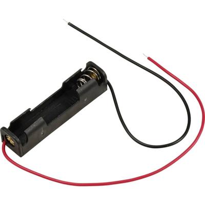 TRU COMPONENTS TC-13220656 Batterijhouder Aantal cellen: 1 AAA (potlood) Kabel (l x b x h) 51 x 12 x 11 mm