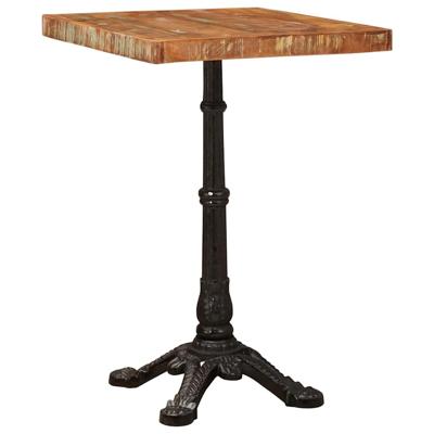 Bistrotafel Bruin 50 x 50 x 76 cm massief gerecycled hout