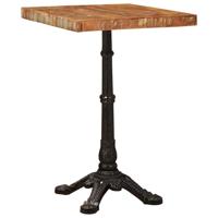 Bistrotafel Bruin 50 x 50 x 76 cm massief gerecycled hout
