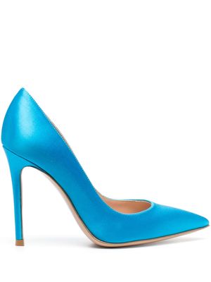 Gianvito Rossi Pumps met puntige neus - Blauw