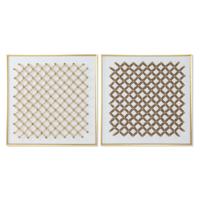 Canvas Home ESPRIT polyestyreen Canvas 100 x 3,5 x 100 cm