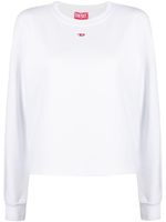 Diesel sweat à logo brodé - Blanc