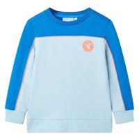 VidaXL Kindertrui 116 felblauw en lichtblauw