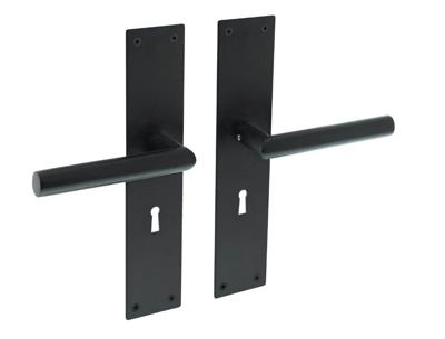 Intersteel Strakke deurklinkJura sleutelgat zwart - 0023.058324