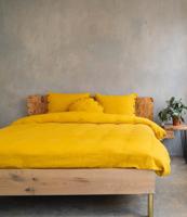 Kayori Nikko dekbedovertrek Linnen 140x200-220 Goud