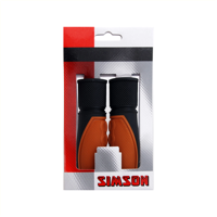Simson full grip handvatten - 92mm - zwart-grijs