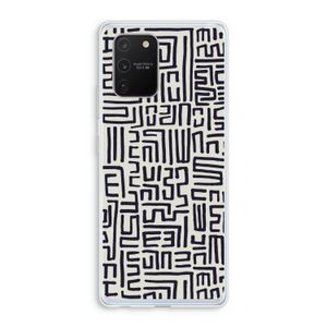 Moroccan Print: Samsung Galaxy S10 Lite Transparant Hoesje
