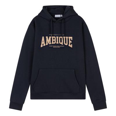 Ambique winter hoodie jongens - Vincent - navy blauw