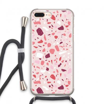 Terrazzo N°15: iPhone 7 PLUS Transparant Hoesje met koord
