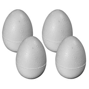 Hobby piepschuim vorm ei - 4x - 10 cm - eieren knutsel vormen - paaseieren