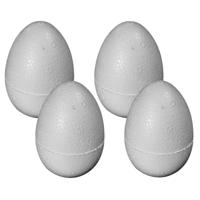 Hobby piepschuim vorm ei - 4x - 10 cm - eieren knutsel vormen - paaseieren