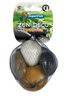 Superfish Zen Pebble Medium Mix 450g - Decoratieve Aquariumkiezels Natuurlijk Look