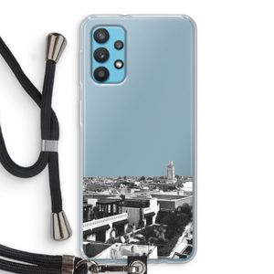 Marrakech Skyline : Samsung Galaxy A32 4G Transparant Hoesje met koord