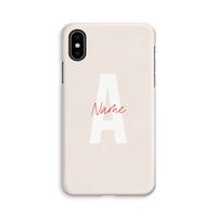 Strawberry Milkshake: iPhone Xs Volledig Geprint Hoesje