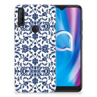 Alcatel 1S (2020) | TPU Case | Flower Blue Alcatel 1S (2020) | TPU Case | Flower Blue