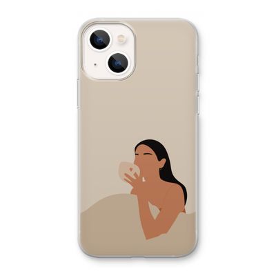 Fresh coffee: iPhone 13 mini Transparant Hoesje