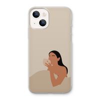 Fresh coffee: iPhone 13 mini Transparant Hoesje