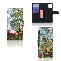 Telefoonhoesje met Pasjes voor Motorola Edge 20 Lite Jungle