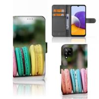 Samsung Galaxy A22 4G | M22 | Book Cover | Macarons