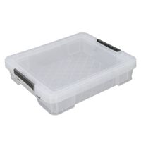 Allstore Opbergbox - 9 liter - Transparant - 43 x 36 x 8 cm - Opbergbox