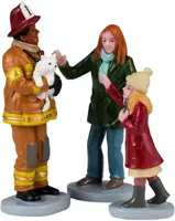 Lemax fireman to the rescue s/3 kerstdorp figuur type 3 2024 Lemax fireman to the rescue s/3 kerstdorp figuur type 3 2024