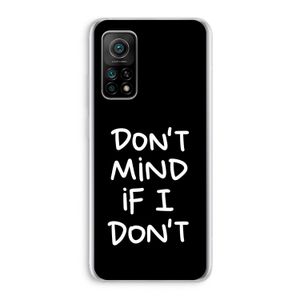 Don't Mind: Xiaomi Mi 10T 5G Transparant Hoesje