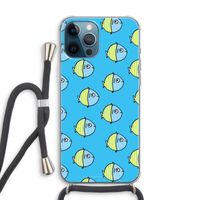 Visjes: iPhone 12 Pro Transparant Hoesje met koord