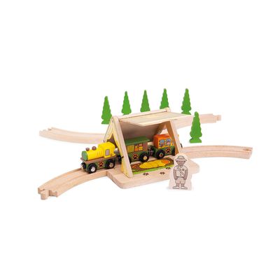 Bigjigs houten rails safaritent